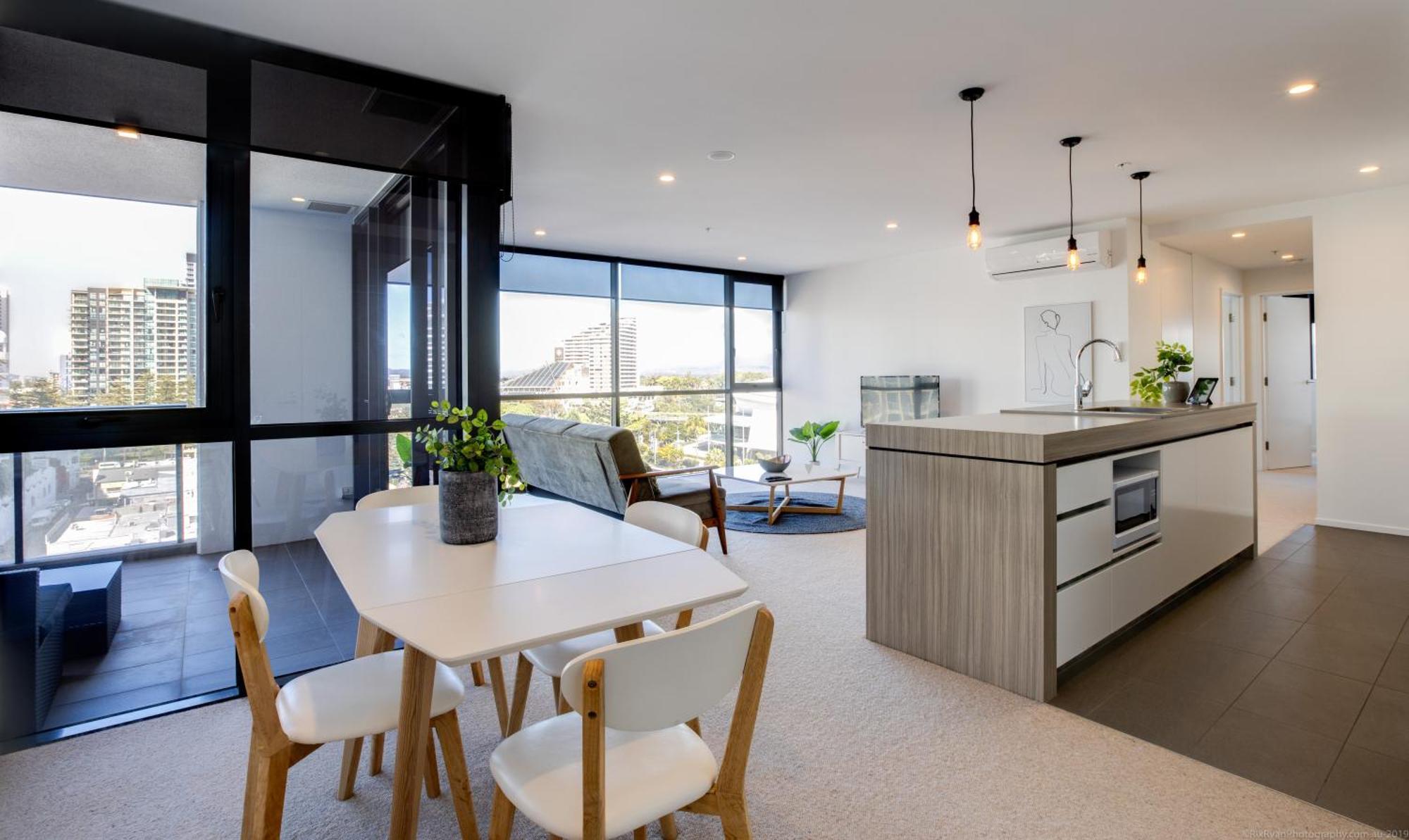 Qube Broadbeach Guldkusten Exteriör bild